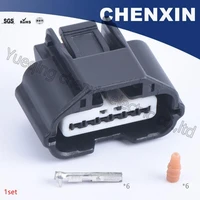 black 6 pin car waterproof auto connector 0 6 female mg643284 5 pitch 3mm automotive wire to wire connector