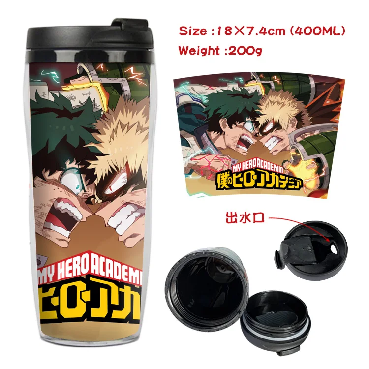Suncomics My Hero Academy Midoriya двухслойная чашка 400 мл большая кофейная кружка портативная