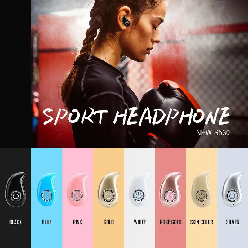 Беспроводные bluetooth наушники обновленные мини с незаметной музыкой