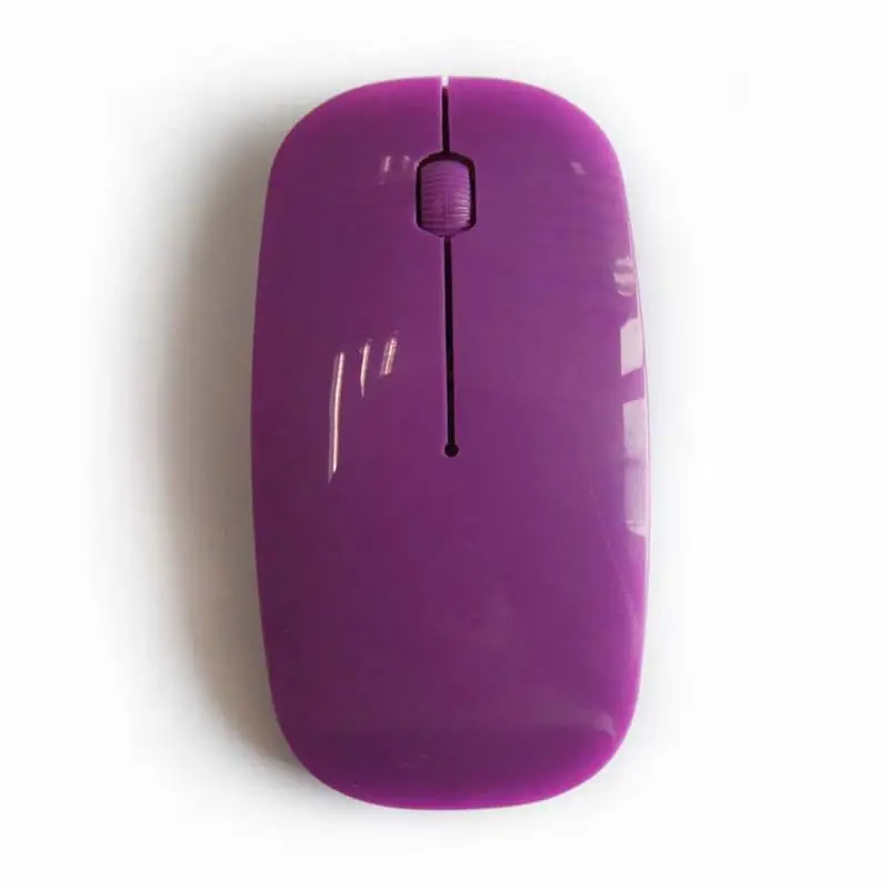 Ультра тонкая 2 4G беспроводная мышь USB оптическая игровая беспроводные мыши для
