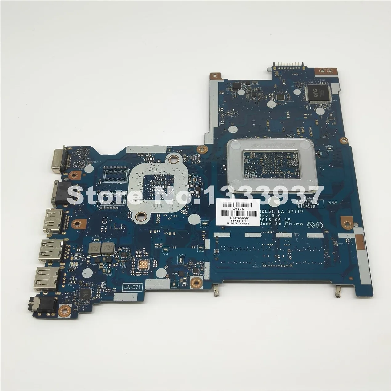 858589 601 860355 материнская плата для HP 255 G5 15 BA 15Z Материнская ноутбука BDL51 LA D711P 001