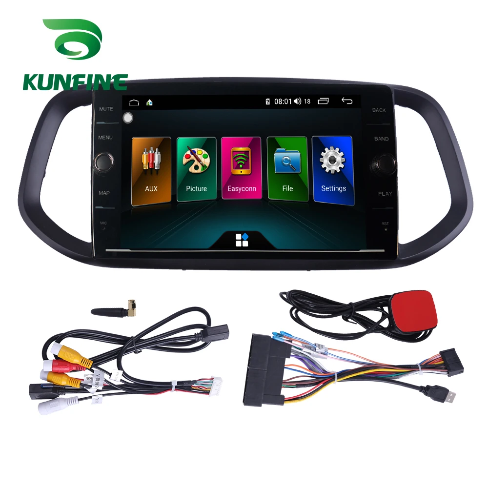 Восьмиядерный ПЗУ 64 ГБ Android 8 1 автомобильный DVD GPS навигационный плеер Deckless стерео