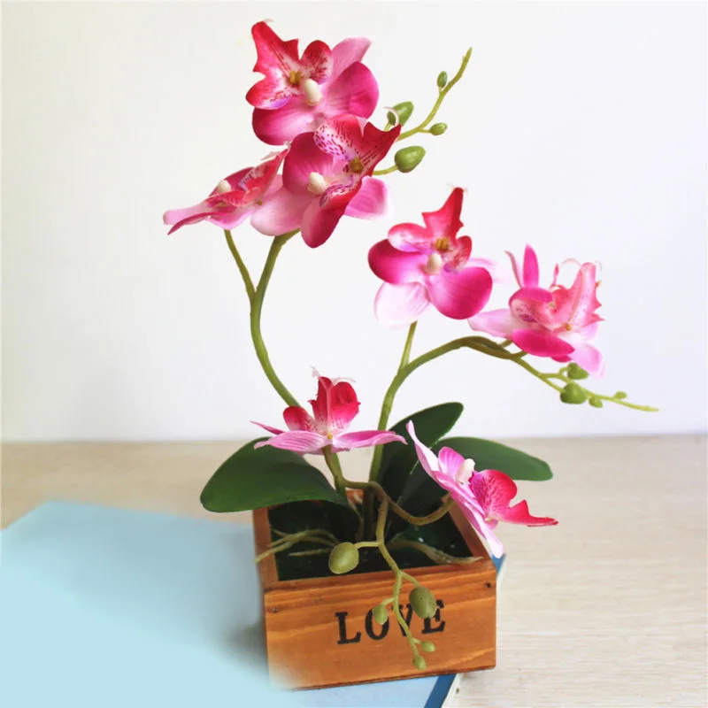 Орхидея орнамент искуственный бонсай искусственный цветок Горшечное растение