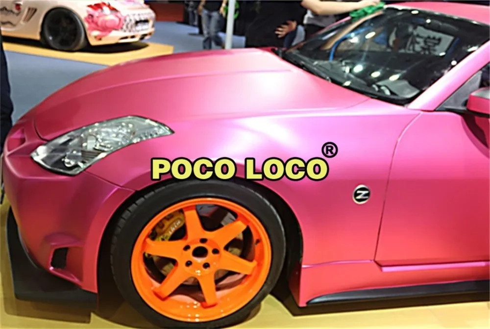 Автомобильная виниловая сатиновая матовая Хромированная пленка для спуска