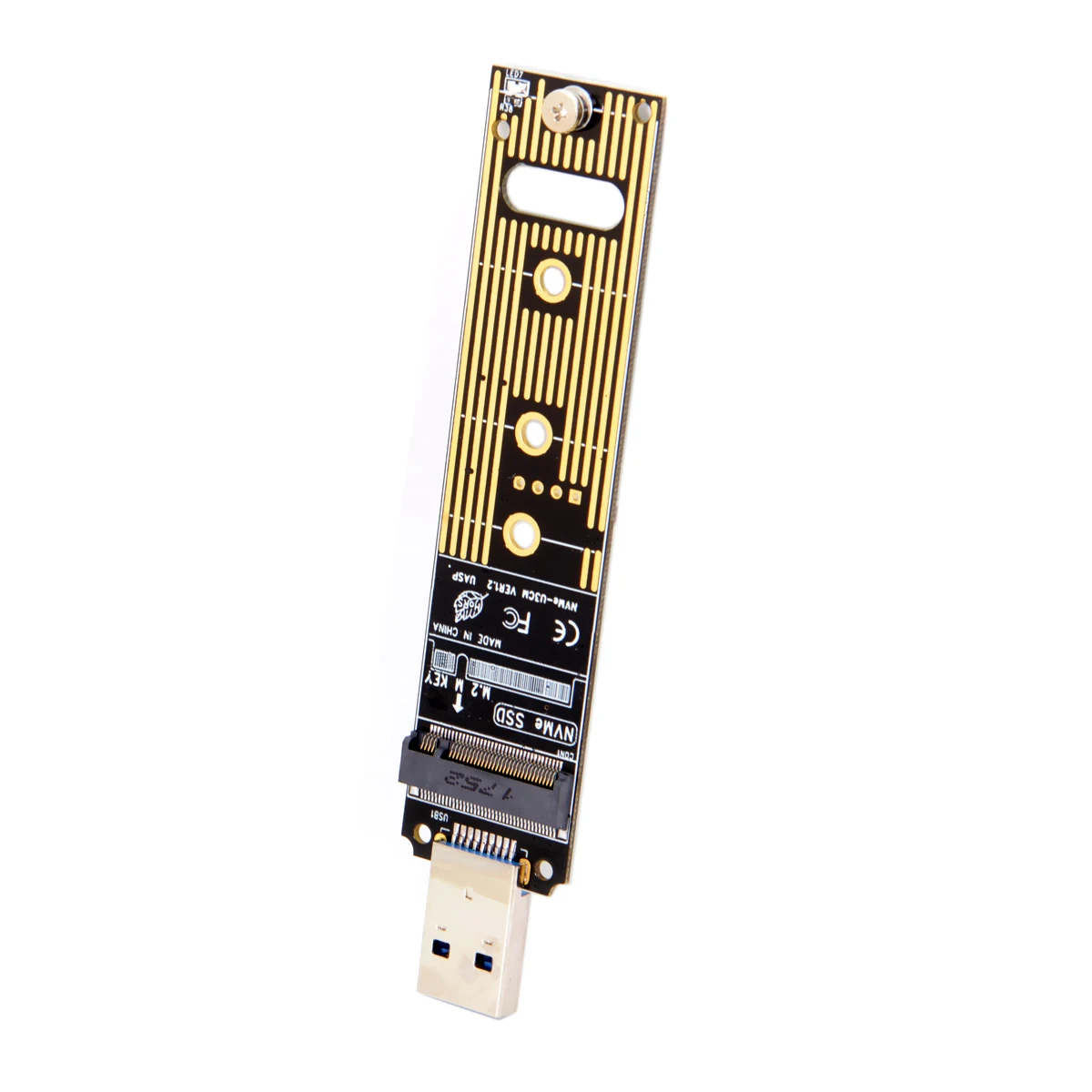 

Xiwai Chenyang USB 3.0 to Nvme M-key M.2 NGFF SSD External PCBA Conveter Adapter Card Flash Disk Type