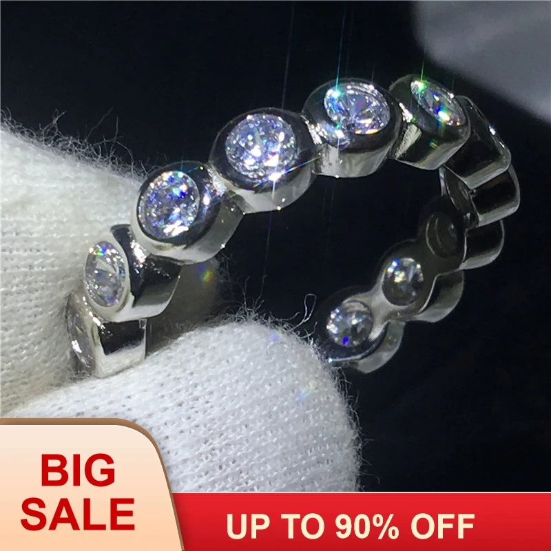 

Классическое круглое кольцо серебряного цвета 3 мм 5 А циркониевое обручальное кольцо с фианитом обручальное кольцо для женщин ювелирные из...