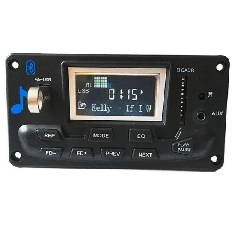 Lcd Автомобильный Bluetooth 4 2 Mp3 плеер Flac Ape декодер плата модуль W. Usb Fm Aux радио текст