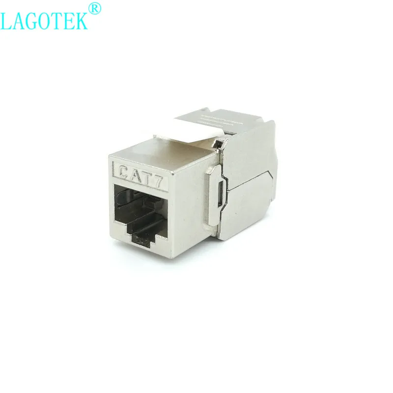 Экранированный FTP модуль Keystone Cat7 Cat6A из цинкового сплава RJ45 12/24 шт. - купить по