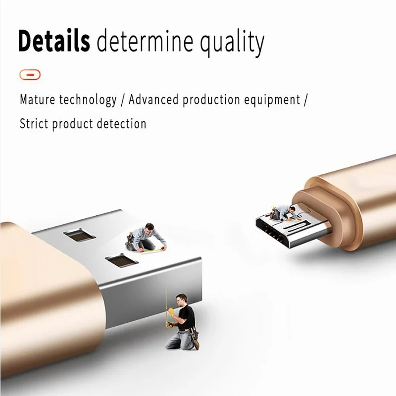 Micro USB кабель 2.4A Быстрая зарядка для передачи данных зарядки мобильного телефона