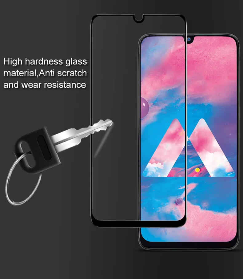 Закаленное стекло imak Pro + с полным экраном для Samsung Galaxy M10 M20 A10 A30 A50 A90 Олеофобное 2.5D |