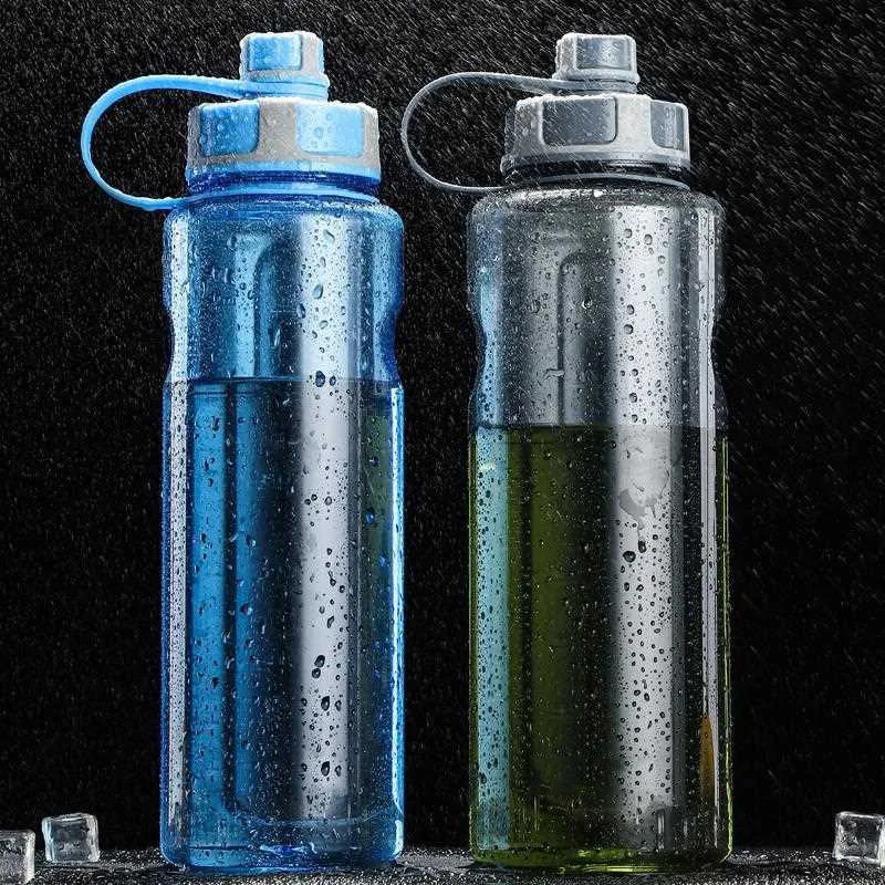 Новые бутылки для воды большой открытый фитнес герметичный емкости пластиковый
