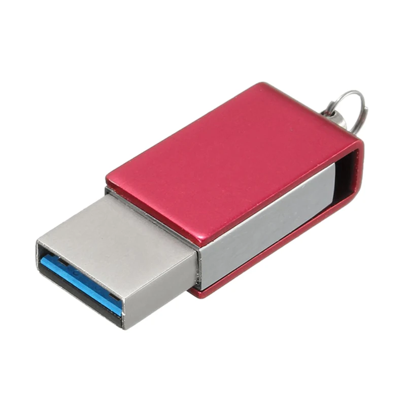 Многофункциональный 4 цвета USB 3 0 type-C 2 в 1 16G вращающийся флэш-накопитель U диск
