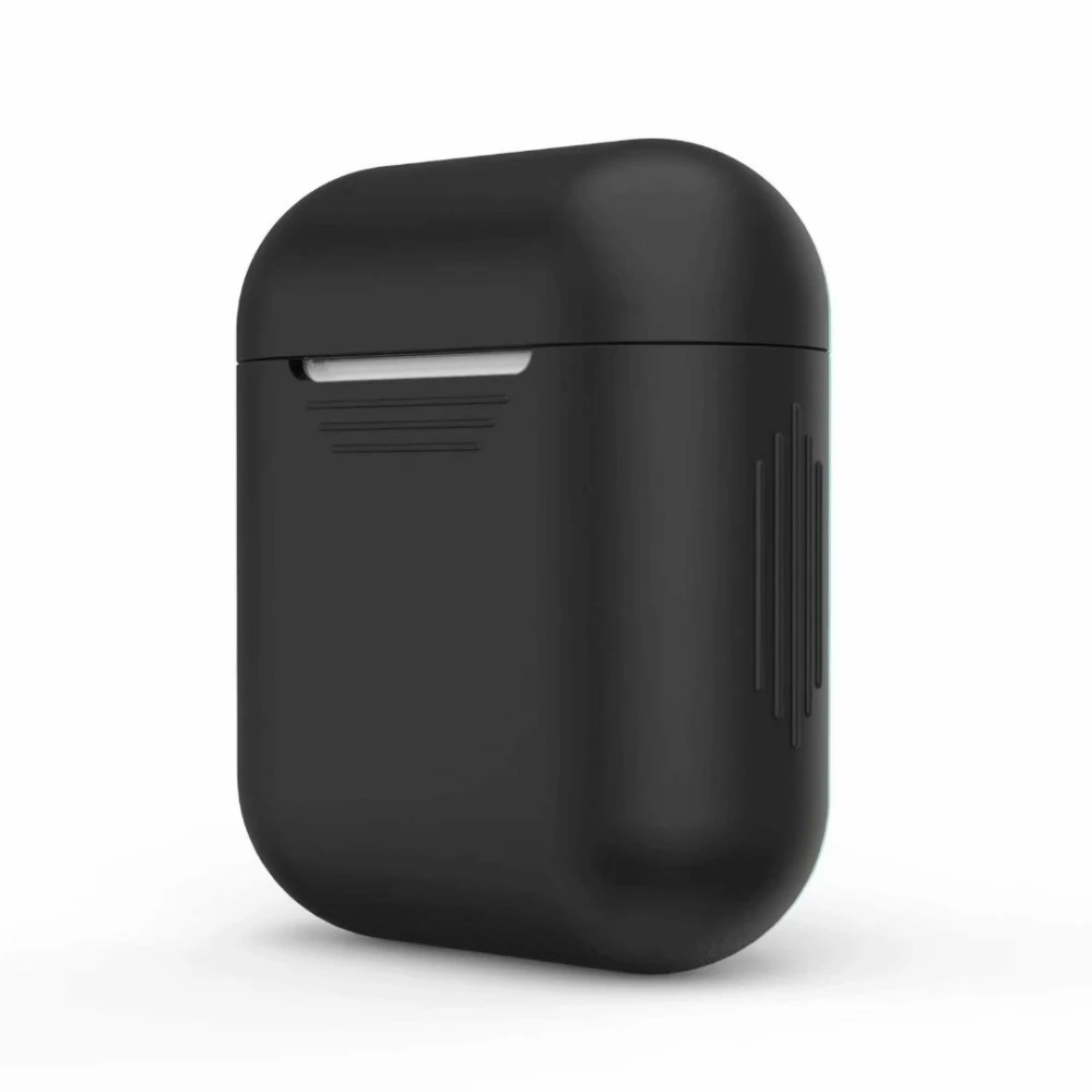 Мягкий силиконовый чехол для Airpods ударопрочный защитный наушников iphone X XS MAX XR
