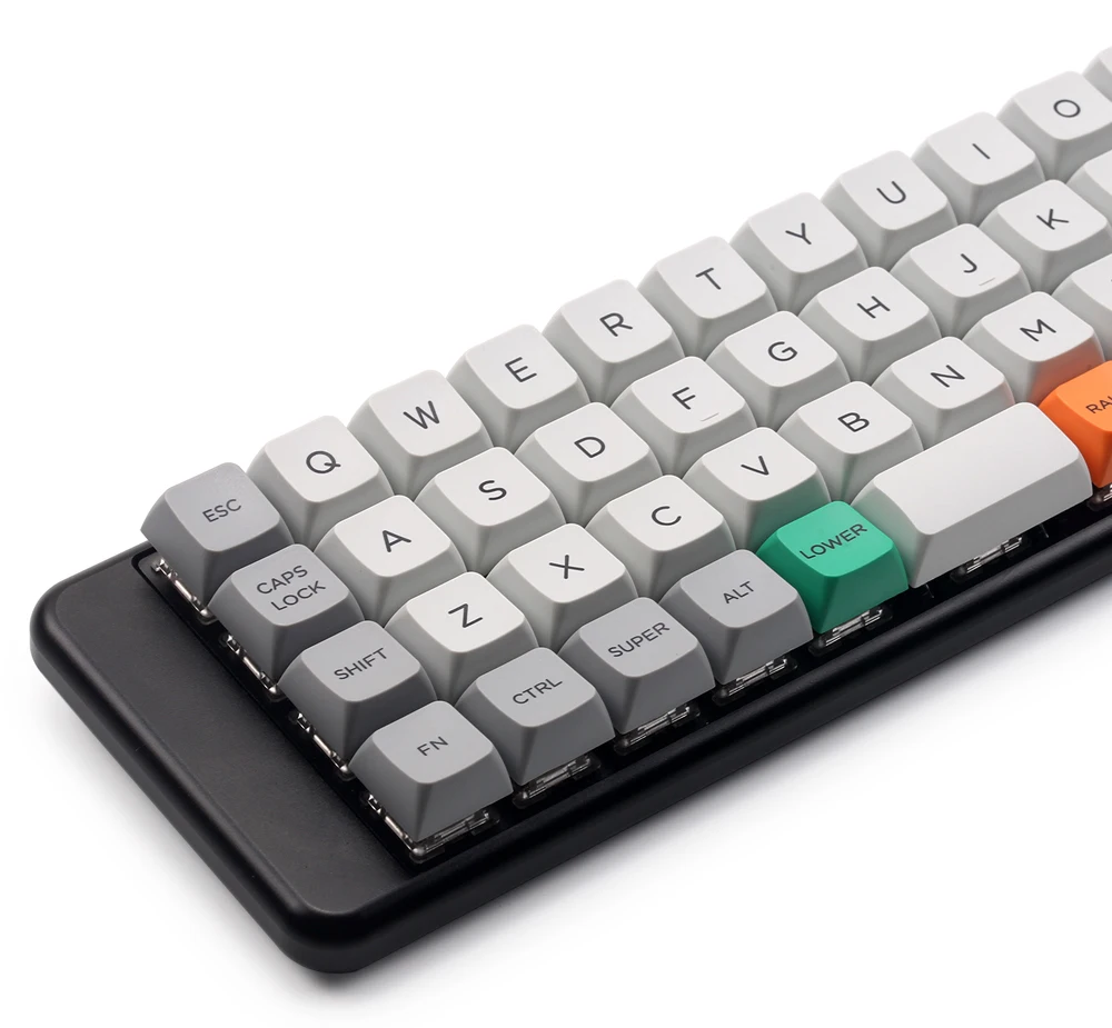 В наличии большой Bang MDA профиль Ortholinear Keycaps 101 ключ краситель подложка толстый PBT Fit