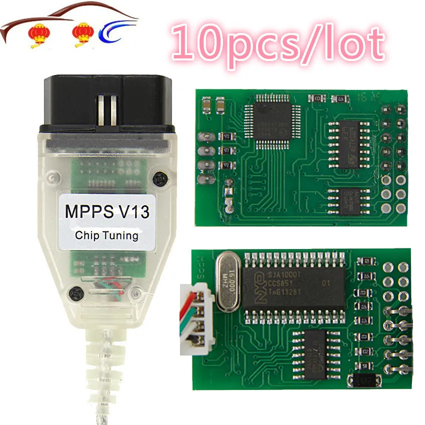ECU Программатор MPPS V13.02 OBD2 кабель SMPS MPPS V13 ECU чип инструмент для настройки USB диагностический интерфейс ECU flash Remapper