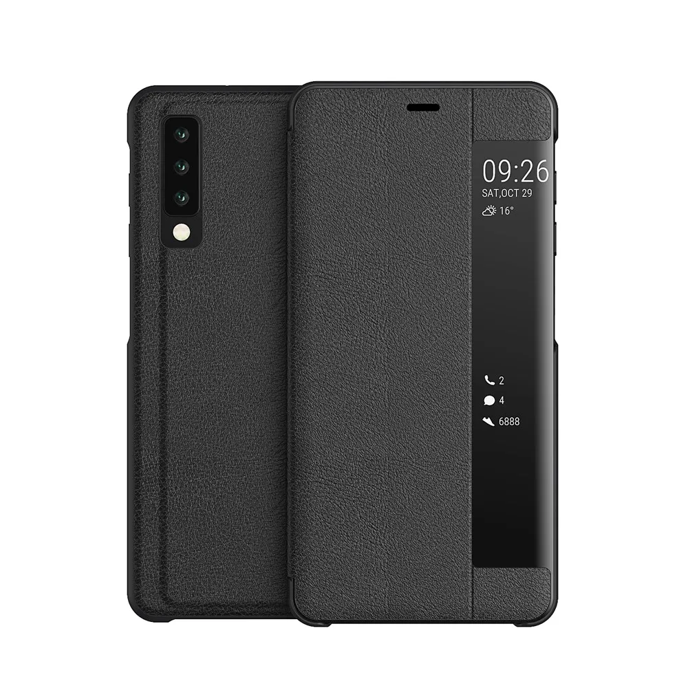 Умный чехол KISSCASE для Samsung S10 S9 S8 Plus S7 Edge кожаный флип Galaxy A7 2018 A9 A6 J4 J6