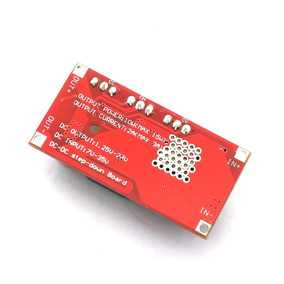 Светодиодный драйвер LM2596 настраиваемый понижающий модуль питания с