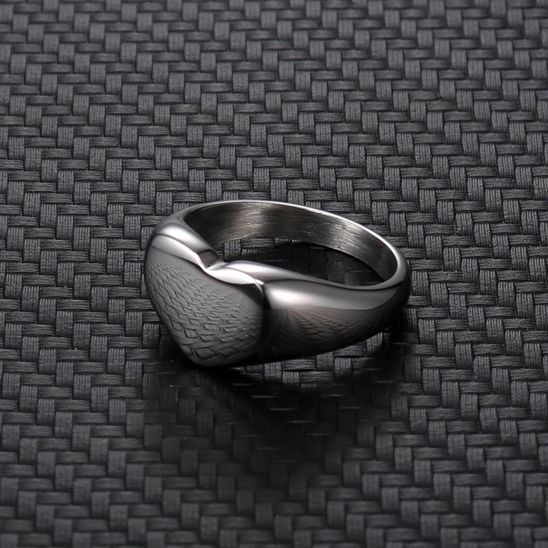 CHUKUI Fashion Women Shining Silver Rings Metal Stainless Steel Heart Ring For Lovers Valentine's Day Gift Romantic Jewelry | Украшения