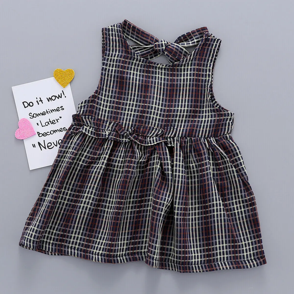 2019 New Summer Kids Baby Girl Sleeveless Strip A-line Dress Casual Holiday Sundress Clothes | Детская одежда и обувь