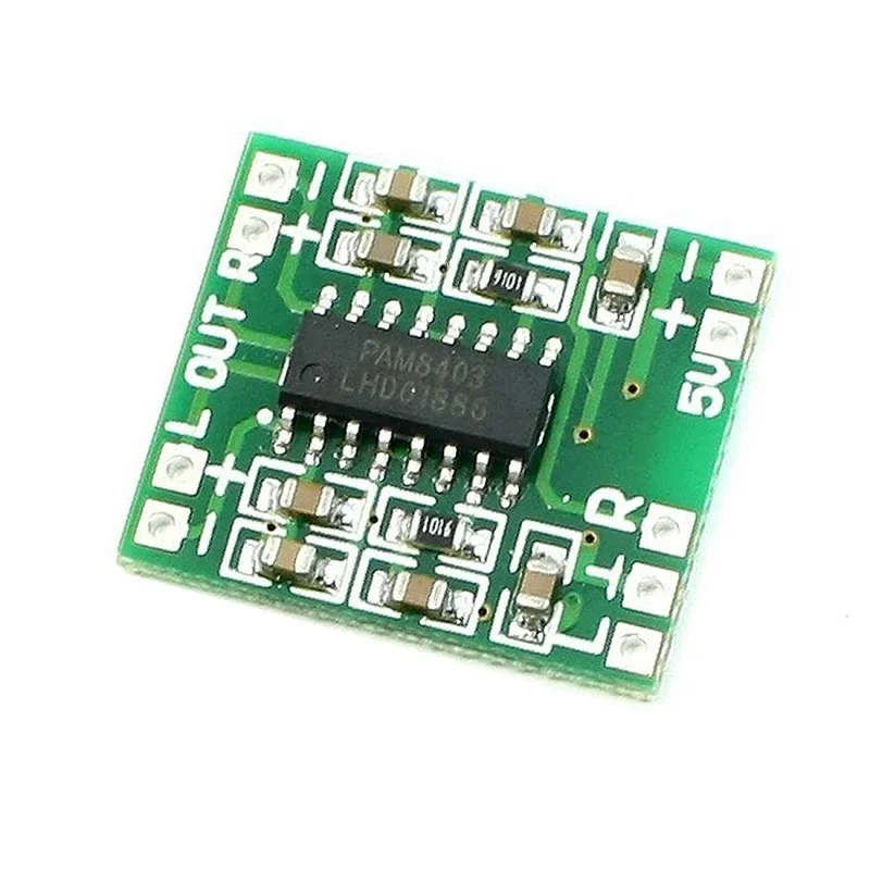 Супер Мини PAM8403 2*3 Вт D Класс цифровой усилитель доска 2 5-5 в USB мощность зеленый +