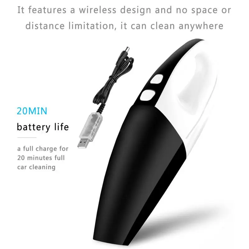 Новый автомобиль пылесос автомобильный беспроводной высокое мощность мини