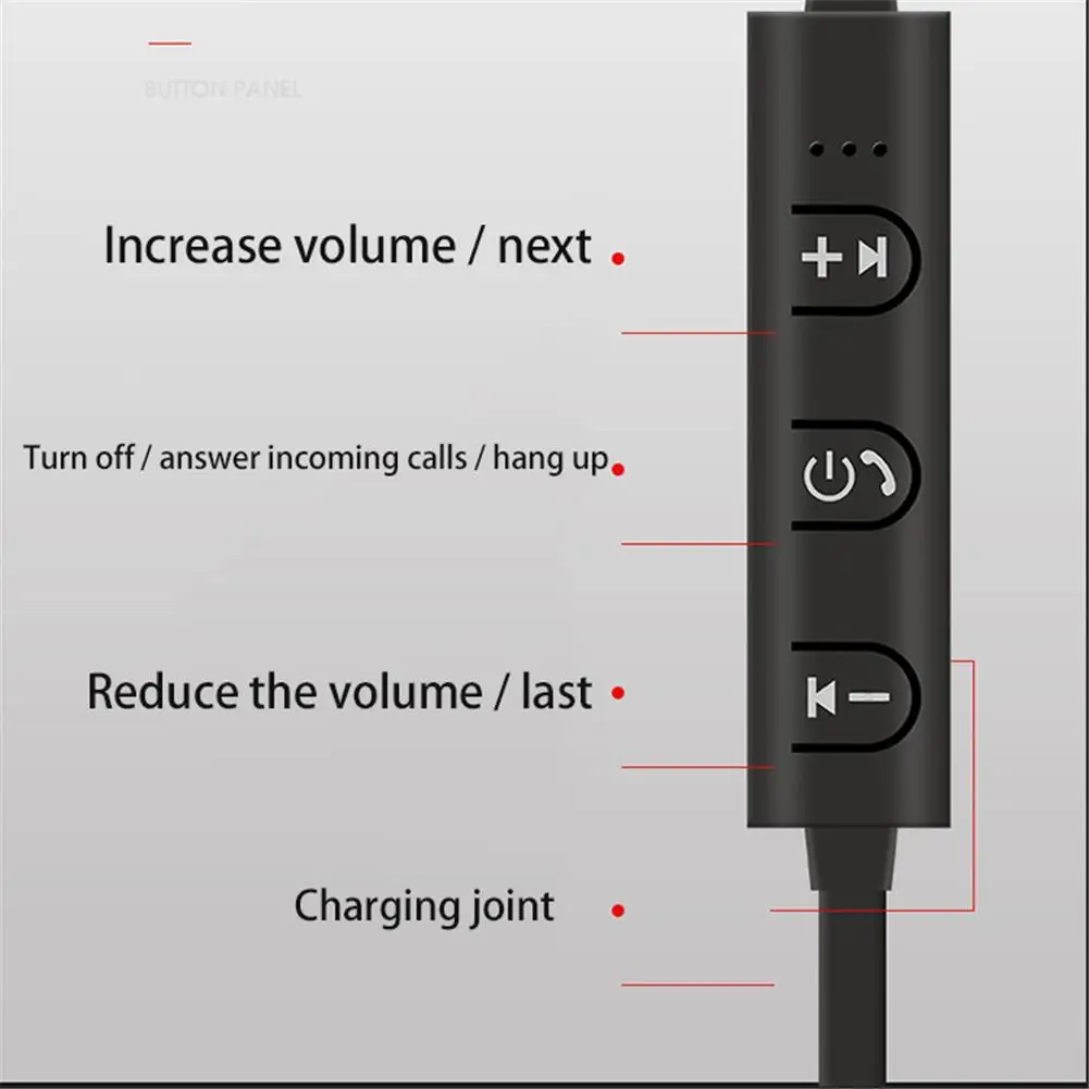 Беспроводные спортивные bluetooth-наушники с шейным креплением стерео IPX4