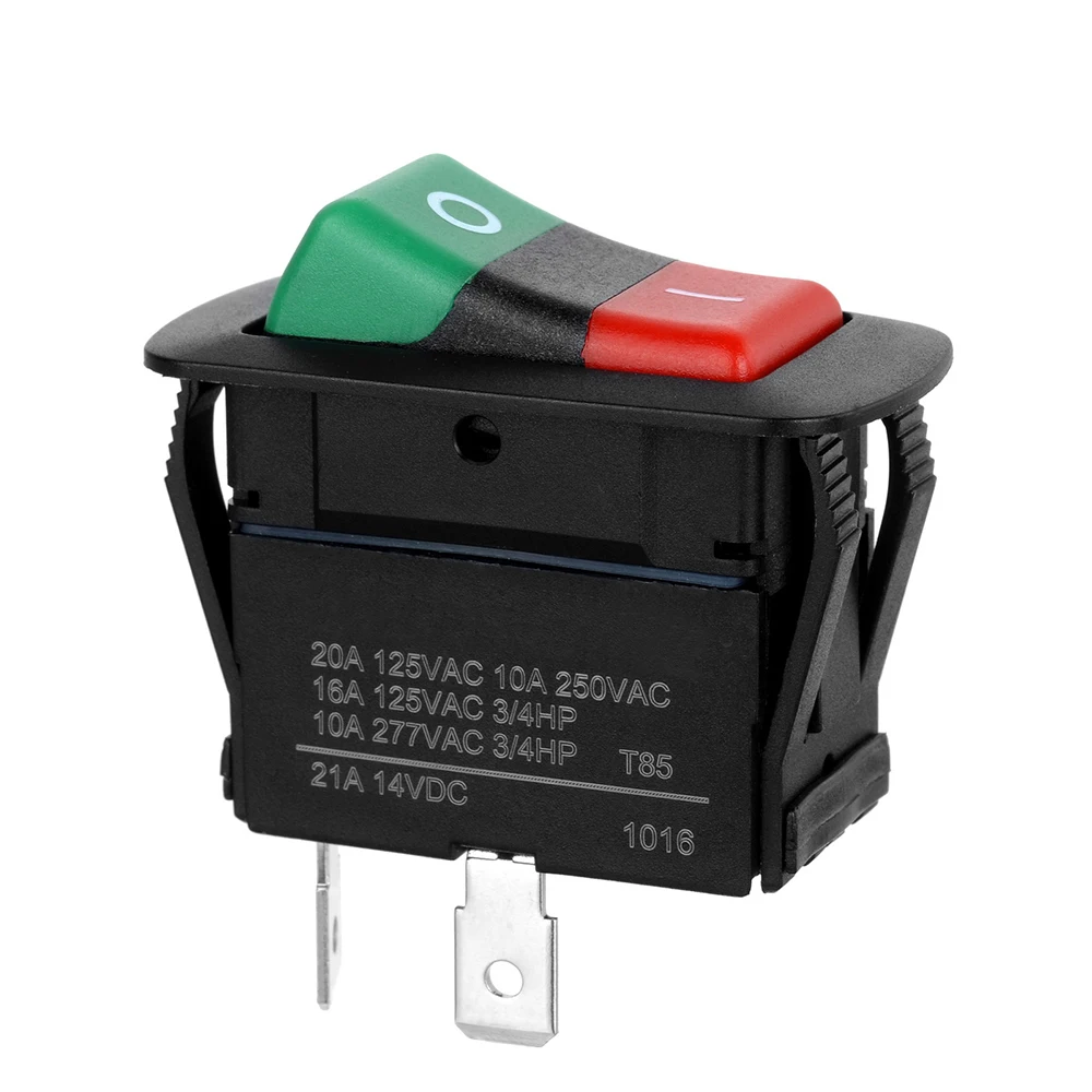 Автомобильный кулисный переключатель вкл./выкл. Переключатель 2P SPST DC14V 21A для