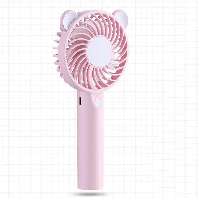 Милый мини портативный вентилятор охлаждения и Usb Перезаряжаемый Настольный