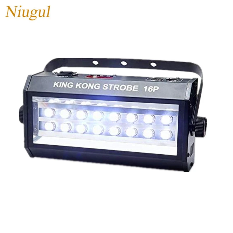 400W Super Bright DMX512 Sound Control 16P LED Stroboscope 400W Strobe Light/Party Disco DJ Bar Lamp LED Flash Stage Lights