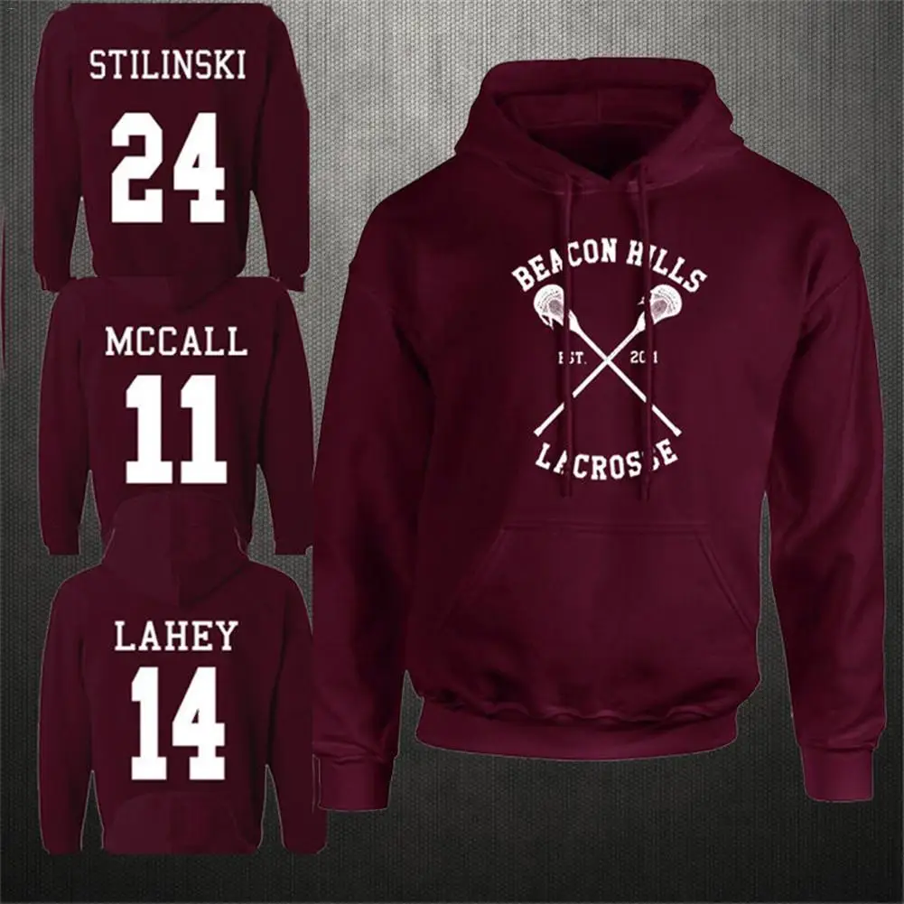 Модные волчонок толстовки Лакросс beacon Hills stiles stilinski с капюшоном для девочек и