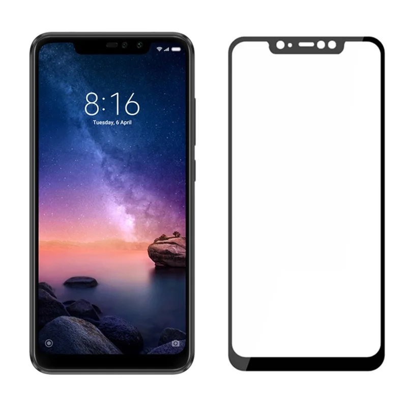Закаленное стекло для глобальной версии Xiaomi Redmi Note 6 Pro 3 4 GB ram 32 64 rom Snapdragon 636 полная