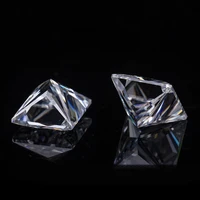 square brilliant moissanite stone size 6 56 5mm 1 5 carat diamond excellent white def color