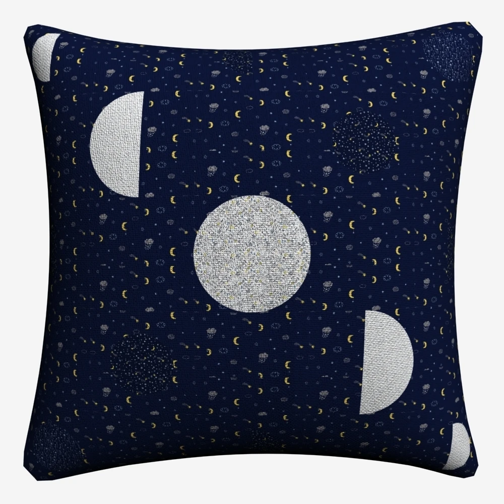 Radiance Luna Stars Glimmer Style декоративное хлопковое белье Наволочка 45x45 см для дивана на