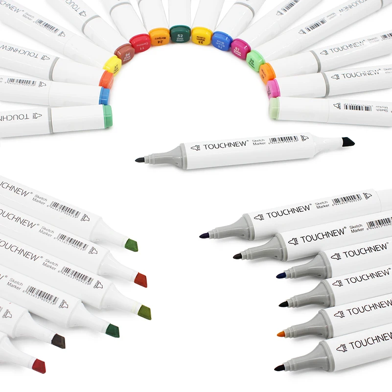 TOUCHNEW Copic Знаки 30/40/60/80 Цвета набор ручек профессии арт маркер для художника манга