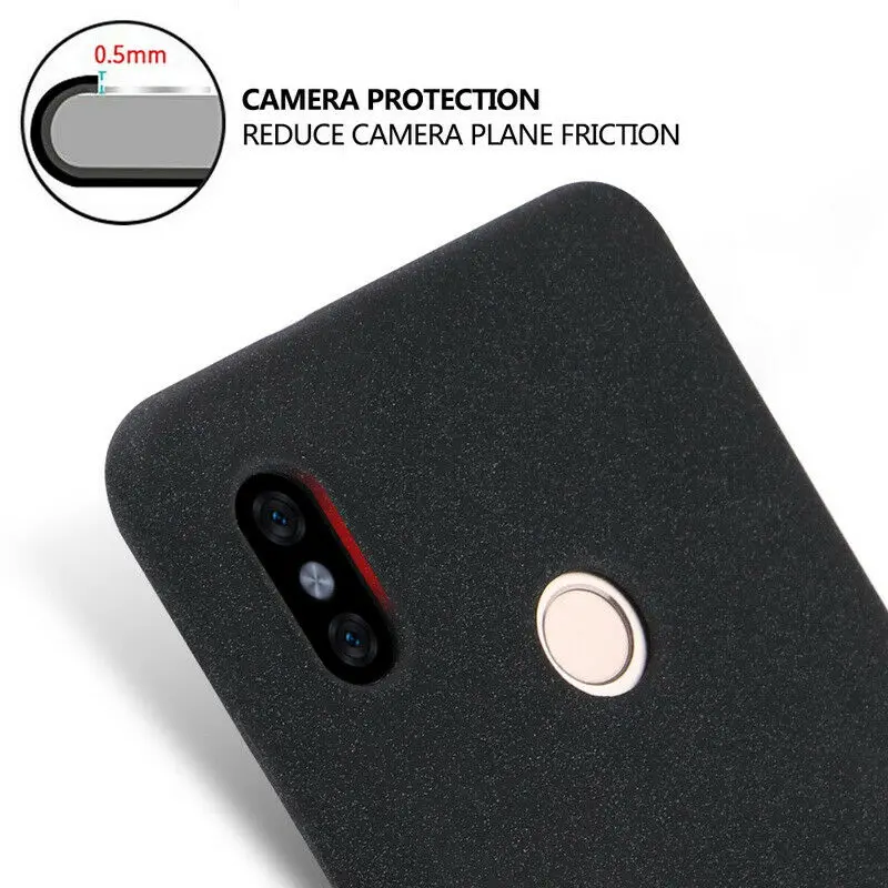 Противоударный Матовый Жесткий чехол из поликарбоната песчаника для Xiaomi Redmi Note 7 5