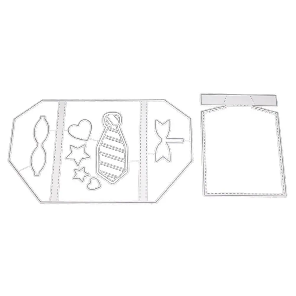 Adeeing жилет углеродное Сталь Трафаретный вырубной штамп Ножи пресс форм трафареты сделай сам для