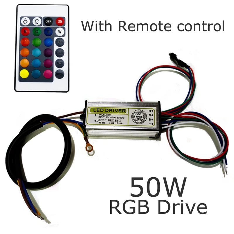 Светодиодный RGB Драйвер + дистанционный шарик высокой мощности 1 комплект DIY