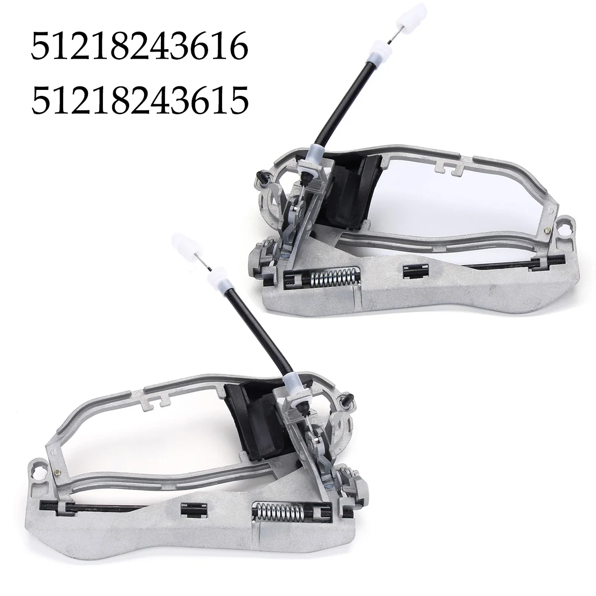 

Car Front Left Right Door Handle Carrier For BMW X5 E53 2000-2006 51218243615 51218243616