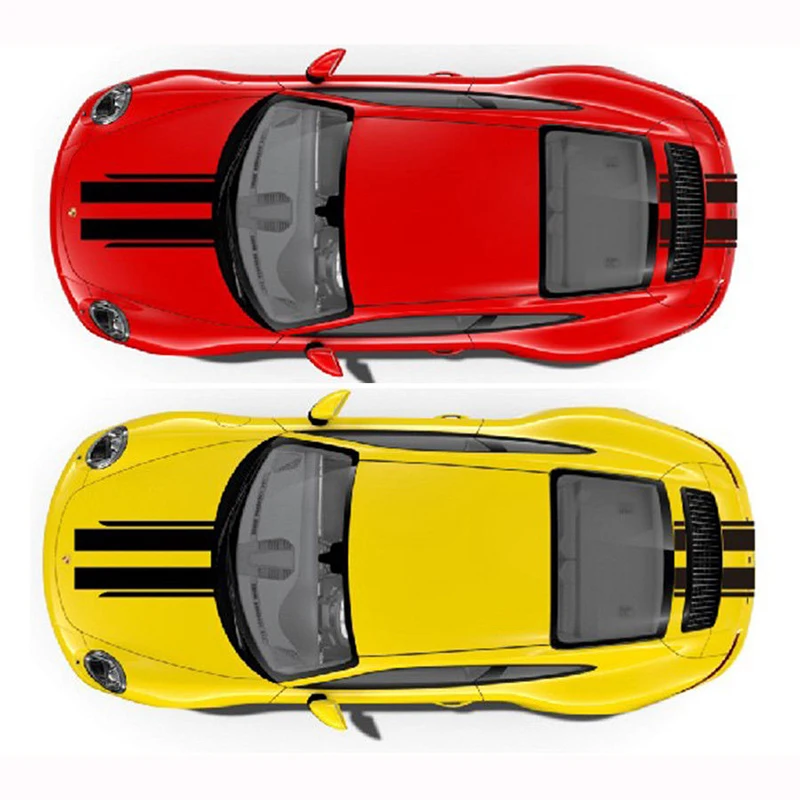 Для Mini Cooper F56 JCW Custo капот Магистральные набор полос виниловая наклейка стикеры