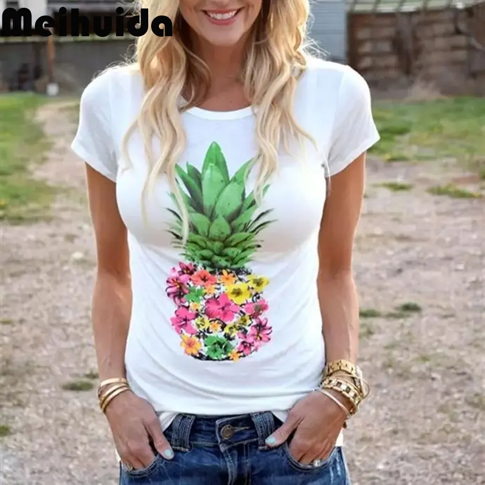 

Распродажа, модная женская Свободная футболка с коротким рукавом, Повседневная рубашка, летние хлопковые топы, футболка