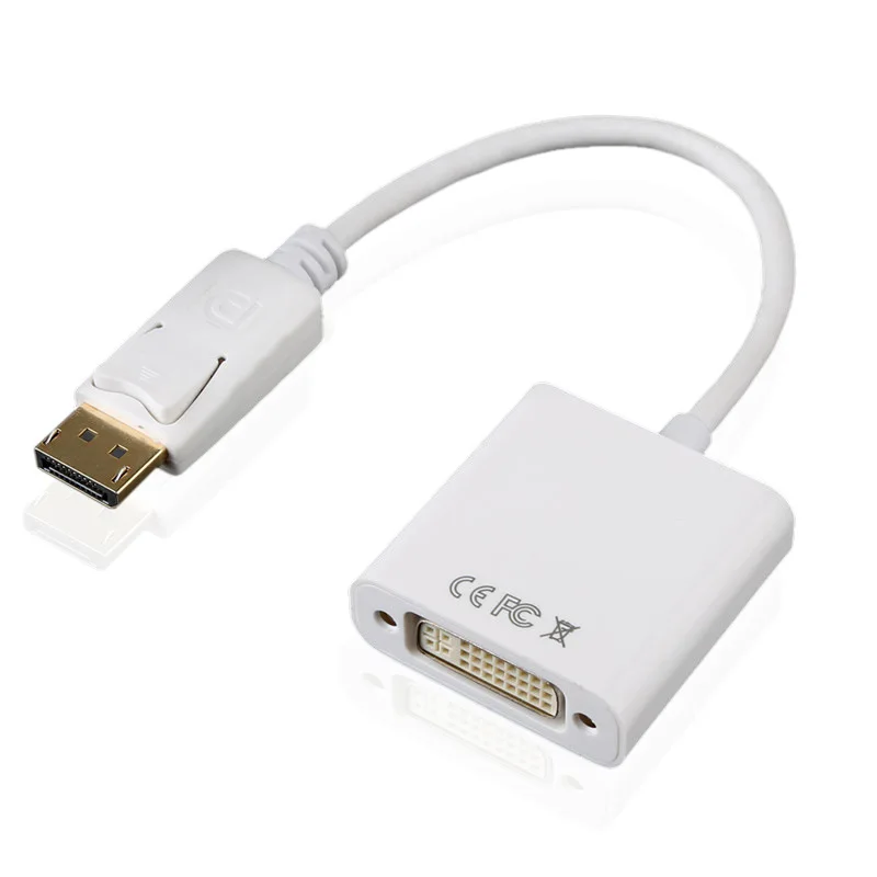 DP к DVI адаптер DisplayPort 24 + 5 кабель конвертер мужчин и женщин поддержка 1080 P для