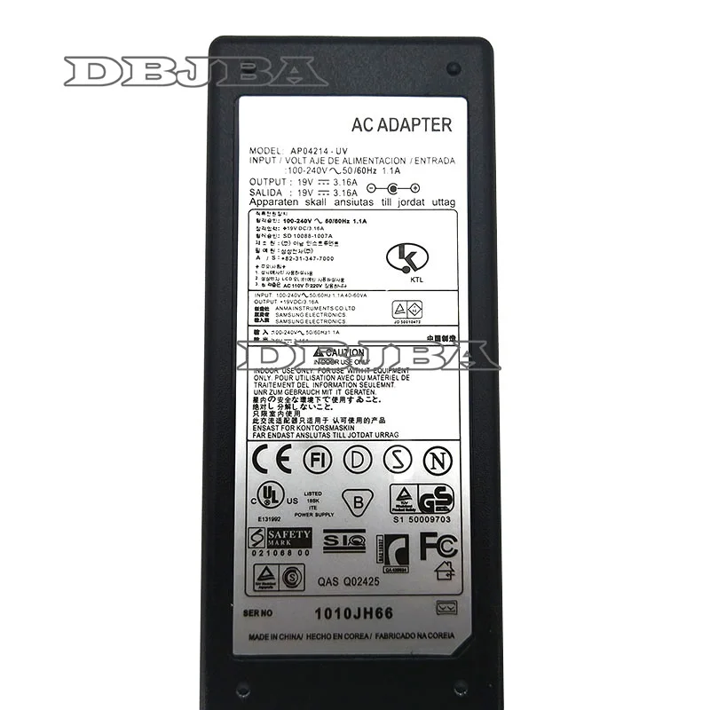 Адаптер для ноутбука зарядное устройство Acer TravelMate 8000 4000 19 В 1690 а 60 Вт блок питания