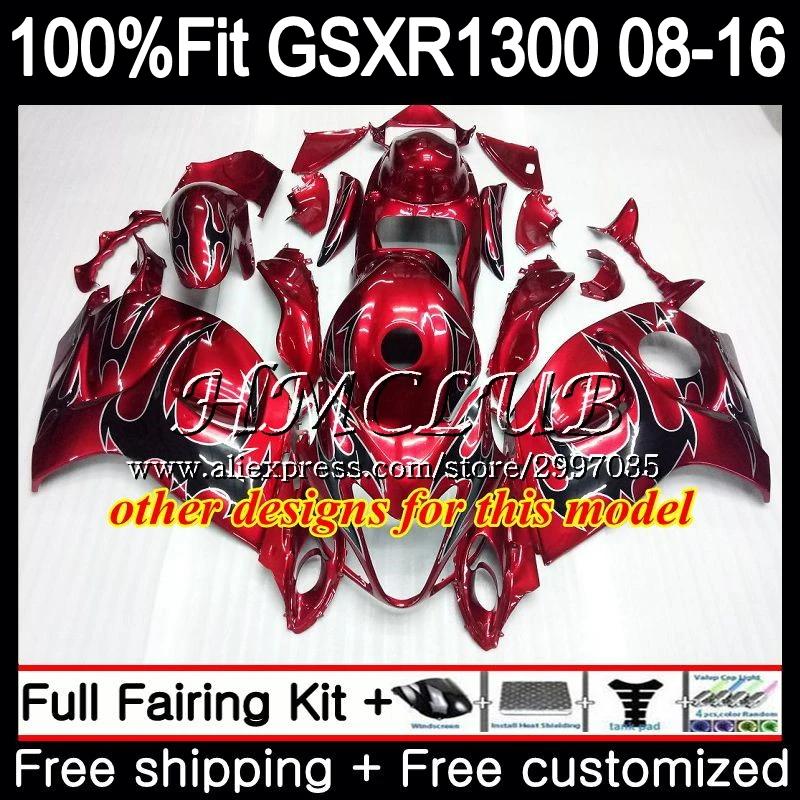 Инъекция фиолетового черного цвета для SUZUKI Hayabusa GSXR1300 2008 2009 2010 2011 40h c. 2 фонарь 2012 08