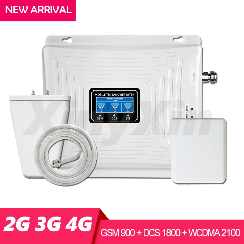Усилитель сотовой связи 2g 3g 4g GSM 900 4G LTE 1800 3G UMTS WCDMA 2100 МГц мобильного сигнала