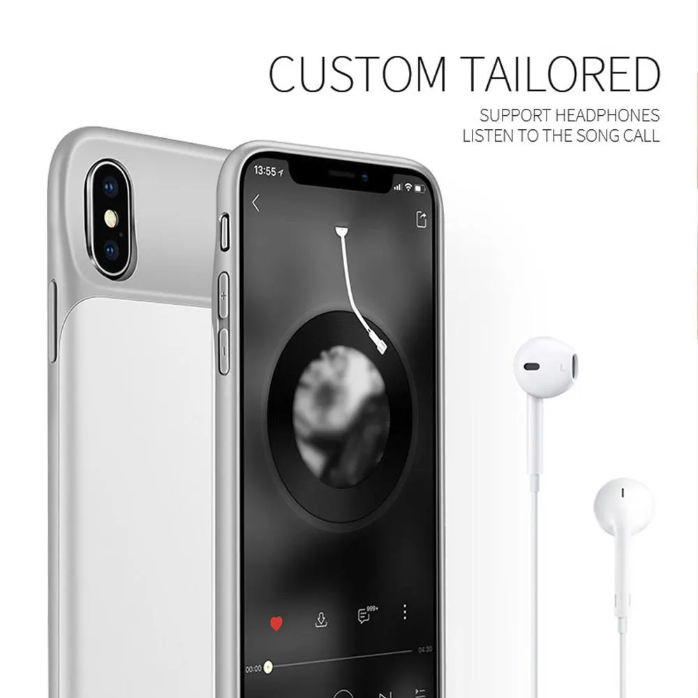 Чехол Neng для зарядного устройства аккумулятора 3200 мАч Iphone 6 6s 7 8X10 Xs Max Xr мощный