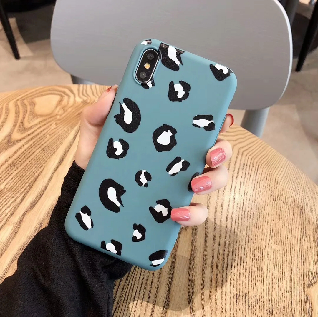 Чехол для телефона с леопардовым принтом Iphone XS Max XR X 8 7 6 6S Plus роскошные мягкие