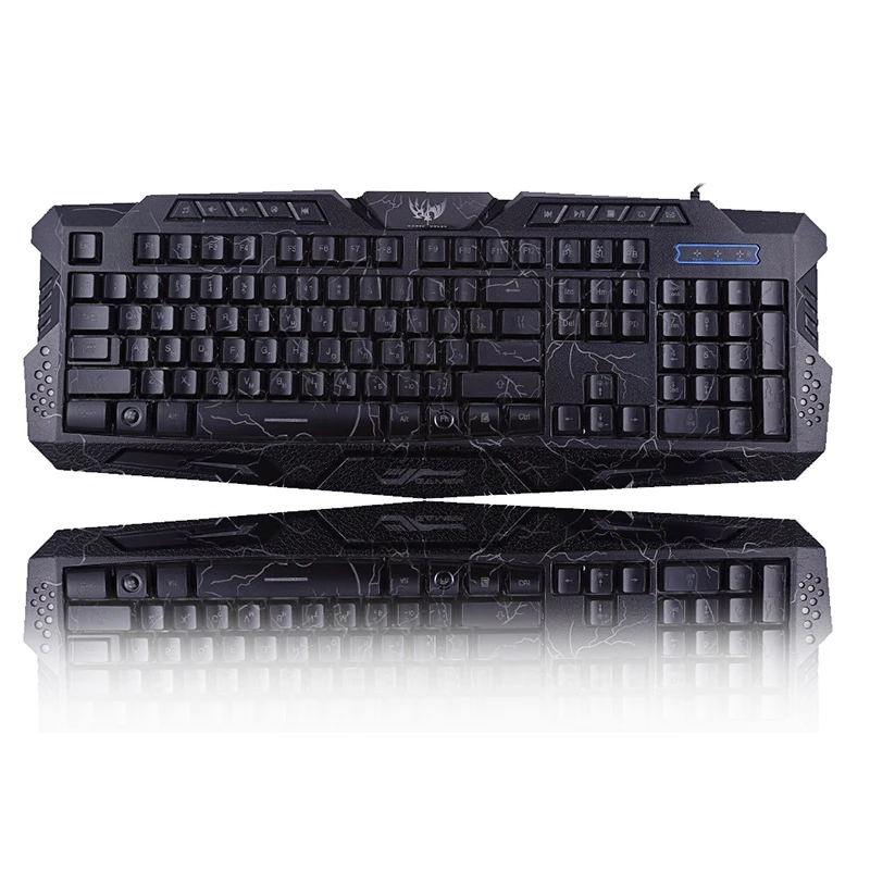Новая M200 фиолетовая/синяя/красная светодиодная подсветка Pro игровая клавиатура