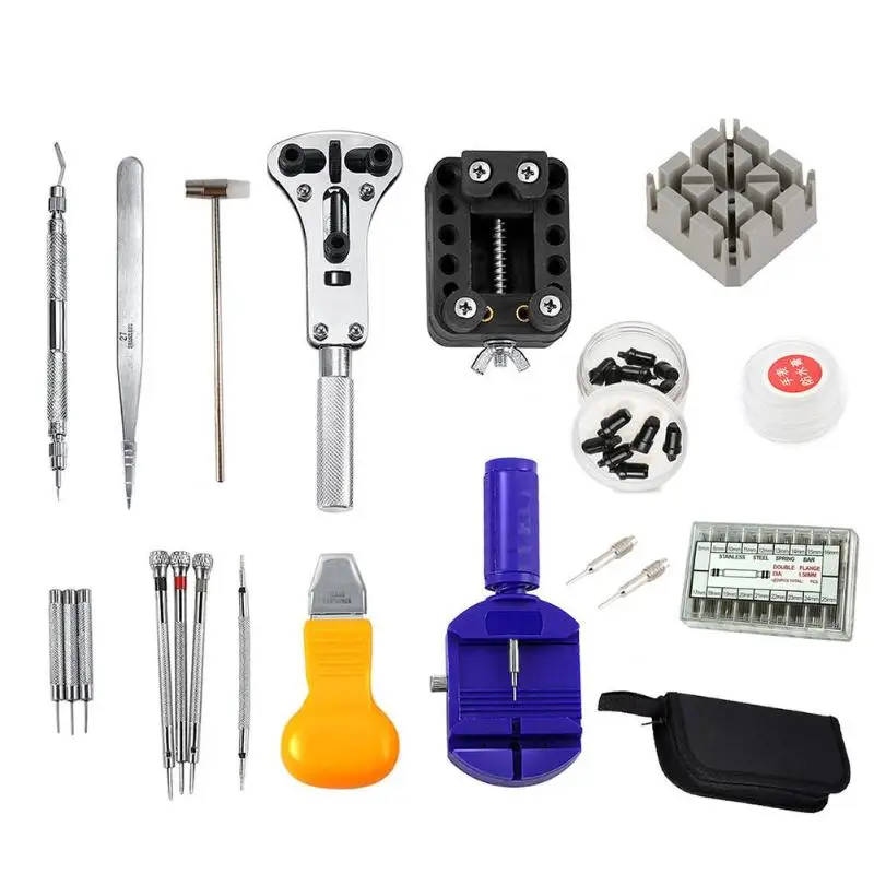 380pcs Watch Case Opener Band Link Pin Remover Screwdrivers Spring Tool Repair Kit Watchmaker Tools Parts | Наручные часы