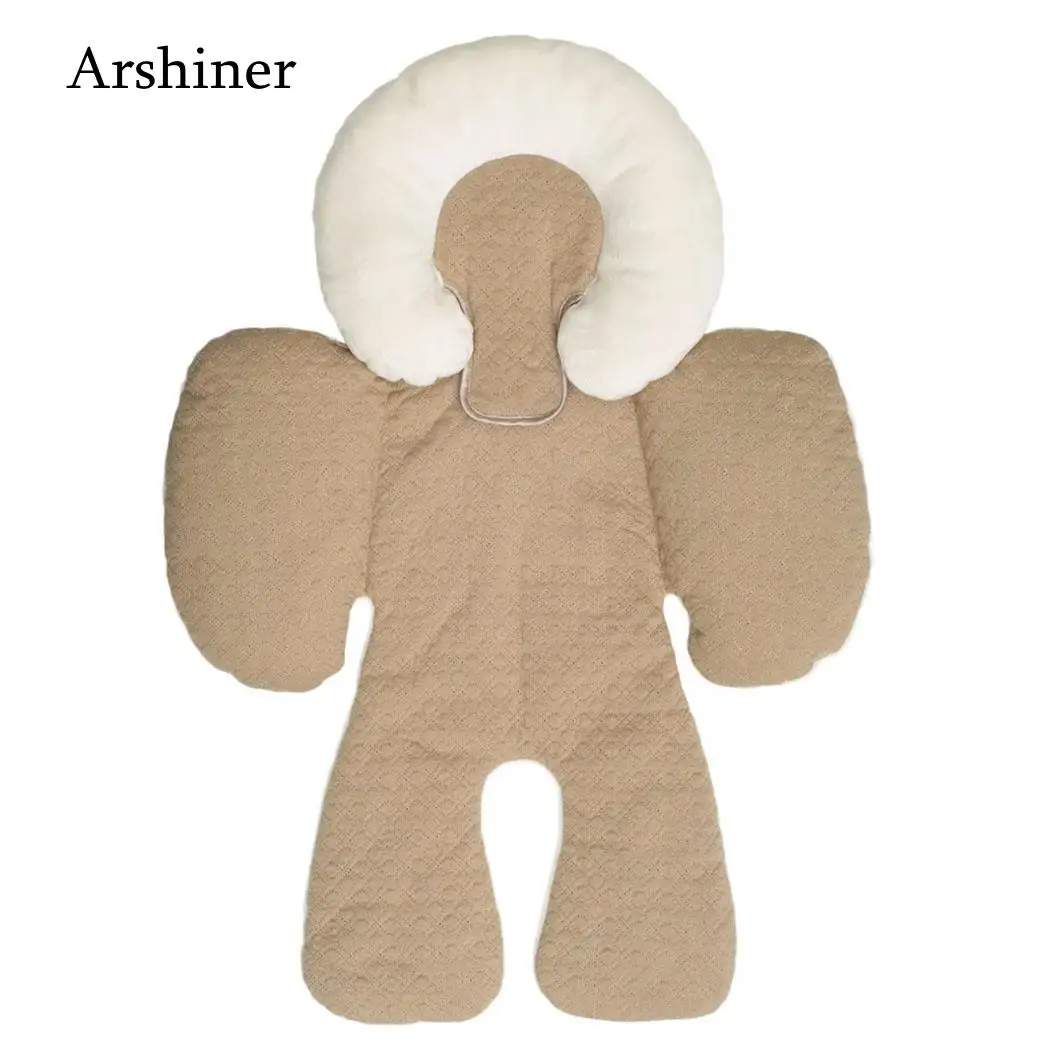 Waterproof baby stroller cushion mats car seat accessories head support belt shoulder-sided protective cover Neck Protection pad | Мать и