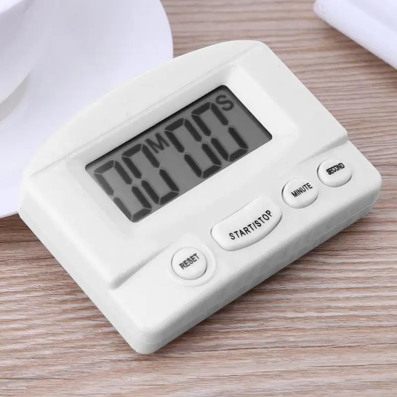 Цифровой будильник для приготовления пищи с обратным отсчетом батарейка AAA